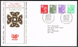 RB 1172 - GB 1982 Wales Scotland & N.I. 12p - 26p Regional Stamps 3 X FDC First Day Covers - 1981-1990 Decimal Issues