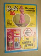 MATTEL  BARBIE 16e ANNIVERSAIRE   -  Pour  Collectionneurs ... PUBLICITE  Page De Revue Des Années 70 Plastifiée Par Mes - Barbie
