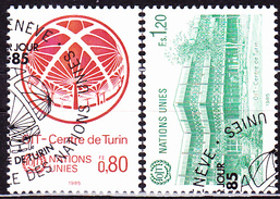 UN Genf  Geneva Geneve - ILO Turin (MiNr: 127/8) 1985 - Gest Used Obl - Gebraucht