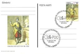 Turkey; 1999 Postal Stationery "Ottoman Empire's 700th Year" - Postal Stationery