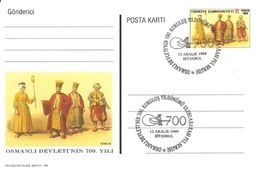 Turkey; 1999 Postal Stationery "Ottoman Empire's 700th Year" - Ganzsachen