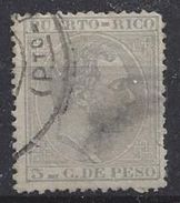 Puerto Rico 1882  5c (o) - Puerto Rico