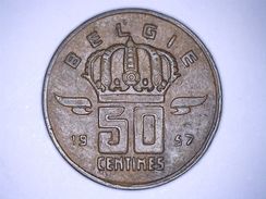BELGIË - 50 CENTIMES 1957 - 50 Cent