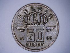 BELGIË - 50 CENTIMES 1966 - 50 Centimes