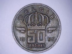 BELGIË - 50 CENTIMES 1969 - 50 Cent