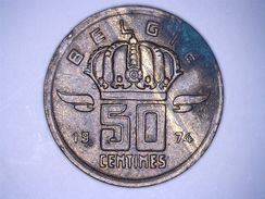 BELGIË - 50 CENTIMES 1974 - 50 Centimes