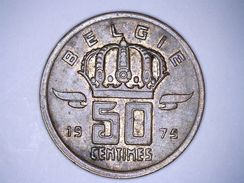BELGIË - 50 CENTIMES 1975 - 50 Cent