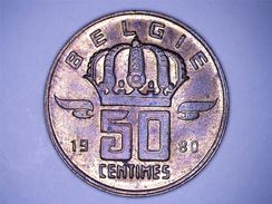 BELGIË - 50 CENTIMES 1980 - 50 Cents