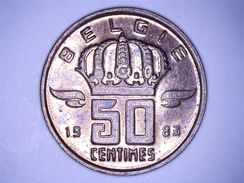BELGIË - 50 CENTIMES 1983 - 50 Cent