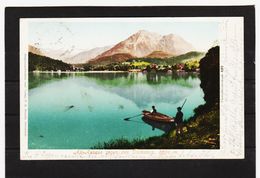 LKW152 ALTE PHOTOCHROMIEKARTE JAHR 1900 ALT - AUSSEE Gegen Den DACHSTEIN  GEBRAUCHT SIEHE ABBILDUNG - Ausserland