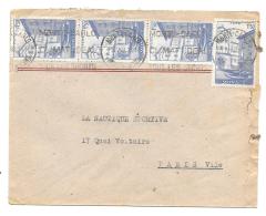 LETTRE DE MONACO POUR PARIS...1948.......N°276 X 4..TBE... - Lettres & Documents