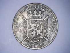 BELGIQUE - 50 CENTIMES 1886 - 50 Cents