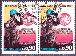 UN Genf  Geneva Geneve - Friedensnobelpreises 1988 An Die UNO-Friedenstruppen (MiNr: 175) 1989 - Gest Used Obl - Usati