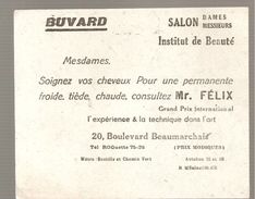 Buvard Salon Dames Messieurs Institut De Beauté, Consuultez Me Félix Pour Vous Soigner Les Cheveux - Parfums & Beauté