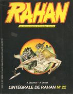 L'Intégrale De Rahan N° 22 - Couverture Noire - Editions Vaillant Miroir Sprint Publications - Novembre 1985 - BE - Pif & Hercule