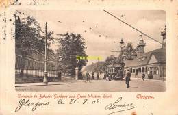 CPA  ENTRANCE TO BOTANIC GARDENS AND GREAT WESTERN ROAD GLASGOW TRAM - Lanarkshire / Glasgow