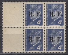 FRANCE 1944 - BLOC DE 4 TP N° 14 / LYON / NEUFS** / B60 - Libération