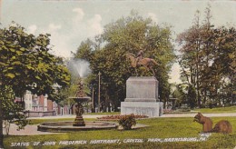 Pennsylvania Harrisburg Statue Of George Frederick Hortranft In Capitol Park - Harrisburg