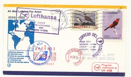 EQUATEUR - Enveloppe Premier Vol Lufthansa LH 499 - QUAYAQUIL => COLOGNE 1974 - Equateur