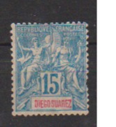 DIEGO SUAREZ         N° YVERT  :    43  (2° Choix )     NEUF SANS GOMME        ( SG     458  ) - Unused Stamps