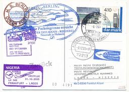 DANEMARK - CP - Circuit "das Traum-shiff M/S Berlin" 2001 - Divers Cachets Paquebot Et Aviation - Voir Scans - Airmail