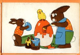 ALB500, Lapin, Hase, Rabbit, Paint, Peinture, Décoration Des Oeufs, Poussin, Circulée 1963 - Pâques