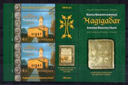 Romania - 2012 - 500th Anniversary Of Hagigadar Monastry Church Miniature Sheet - MNH - Unused Stamps