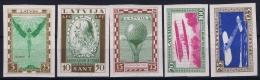 Latvia Lettland: Mi Nr 210 B - 214 B  MH/* Falz/ Charniere 1932 - Lettland