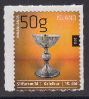 Iceland 2012 MNH Scott #1259 Booklet Single Goblet, Silver - Craftsmanship - Nuevos