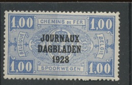 Journaux 1928   J.08 **  1 F       Coté 12,-   Premier Choix Sans Charnière,  Bon Centrage - Dagbladzegels [JO]