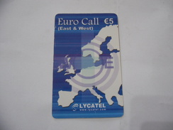 CARTA TELEFONICA PHONE CARD LYCATEL. - Altri – Europa