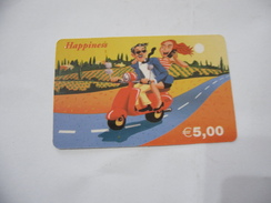 CARTA TELEFONICA PHONE CARD  HAPPINESS. - Other - Europe