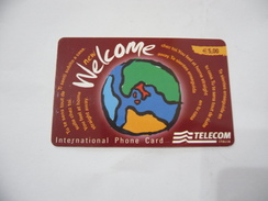 CARTA TELEFONICA PHONE CARD WELCOME TELECOM. - Otros – Europa