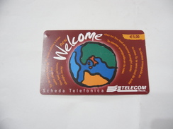 CARTA TELEFONICA PHONE CARD WELCOME TELECOM. - Otros – Europa