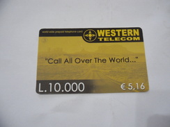 CARTA TELEFONICA PHONE CARD WESTERN TELECOM. - Otros – Europa