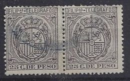 Philiipines 1896  "Telegraph"  25c (o) - Philippines