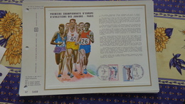 Andorra. Feuillet CEF Championnats D'Europe D'athlétisme 1970 - Covers & Documents