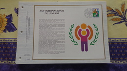 Andorra. Feuillet CEF Année Internationale De L'enfant - Lettres & Documents