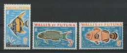 WALLIS FUTUNA 1963 TAXE N° 37 à 39 ** Neufs MNH Superbes Cote: 6 €  Faune Poissons Fishes Fauna - Strafport