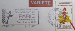 LOT 999 - RECENSEMENT DE LA POPULATION (1982) - N°2204a VARIETE ☛ 7 MANQUANT SUR LA CORSE - Used Stamps