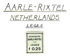 NETHERLANDS, Aarle-Rixtel, (*) MNG, F/VF - Fiscaux