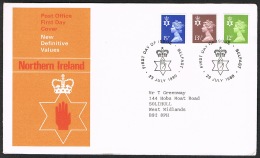 RB 1173 -  GB 1978 Wales Scotland & N.I. 12p - 15p Regional Stamps 3 X FDC First Day Covers - 1971-1980 Decimale  Uitgaven