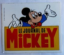 AUTOCOLLANT MICKEY - LE JOURNAL DE MICKEY WDP 80's - Autocollants