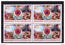 2017 Civil Defense 1v In Block Of 4 MNH - Nuevos