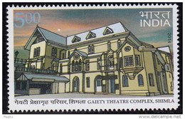 India MNH 2014, Gaiety Theatre Complex, Shimla , For Performing Art, Founder  Boy Scouts Robert Baden-Powell Casting - Nuovi