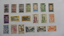 Togo : 19 Timbres Oblitérés Et Nsg - Used Stamps