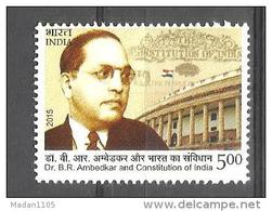 INDIA, 2015,  B R Ambedkar, Constitution Of India, MNH, (**) - Unused Stamps