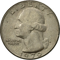 Monnaie, États-Unis, Washington Quarter, Quarter, 1970, U.S. Mint, Denver, TTB - 1932-1998: Washington