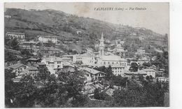 (RECTO / VERSO) VALFLEURY EN 1921 - VUE GENERALE - BEAU CACHET - CPA VOYAGEE - Other Municipalities