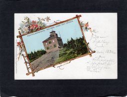 73362    Germania,  Fichtelberghaus,  1214 Mtr. Uber Der  Ostsee,  VG  1899 - Oberwiesenthal